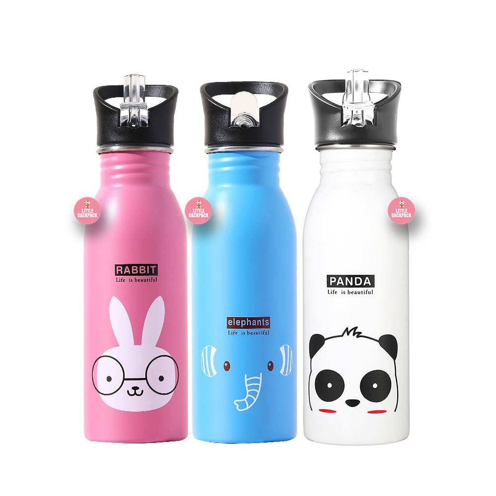 Animal Series- Stainless steel straw bottles