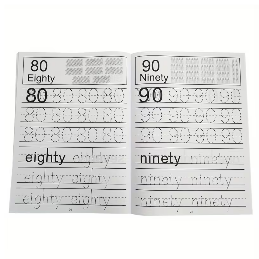 Count & Conquer: Number Tracing 1–100 Workbook