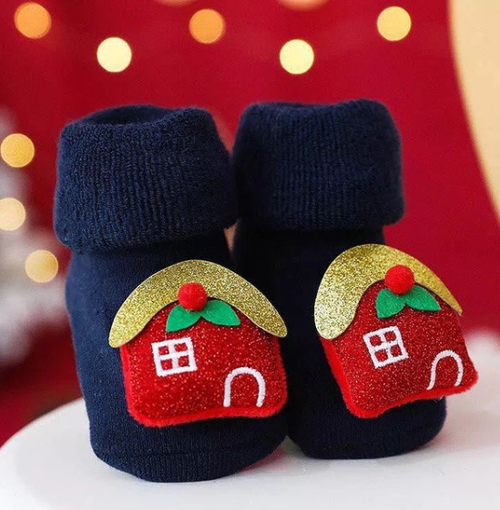 Cute Christmas Baby Socks