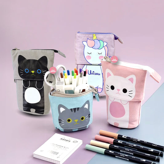 Cute Animal Sliding Pencil Case