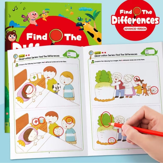 Find the Differences – 32 Pages Advanced Version (Stage 2)