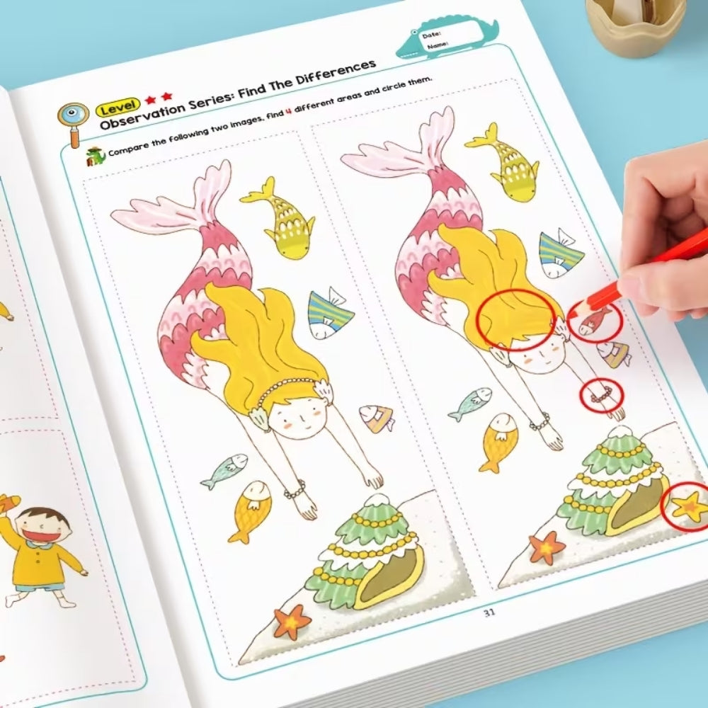Find the Differences – 32 Pages Advanced Version (Stage 2)