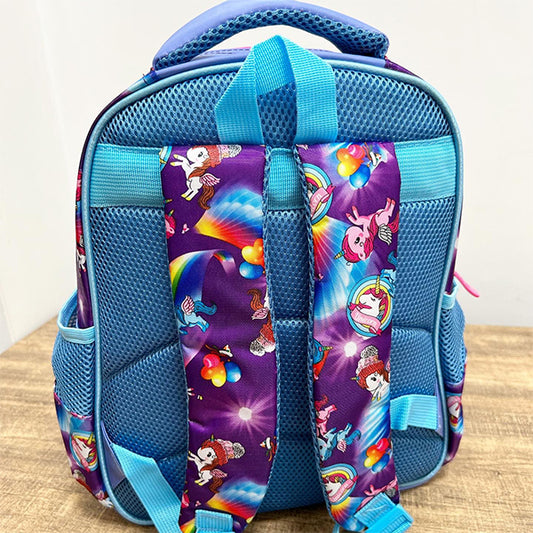 3D Unicorn Backpack for School (14 inches)