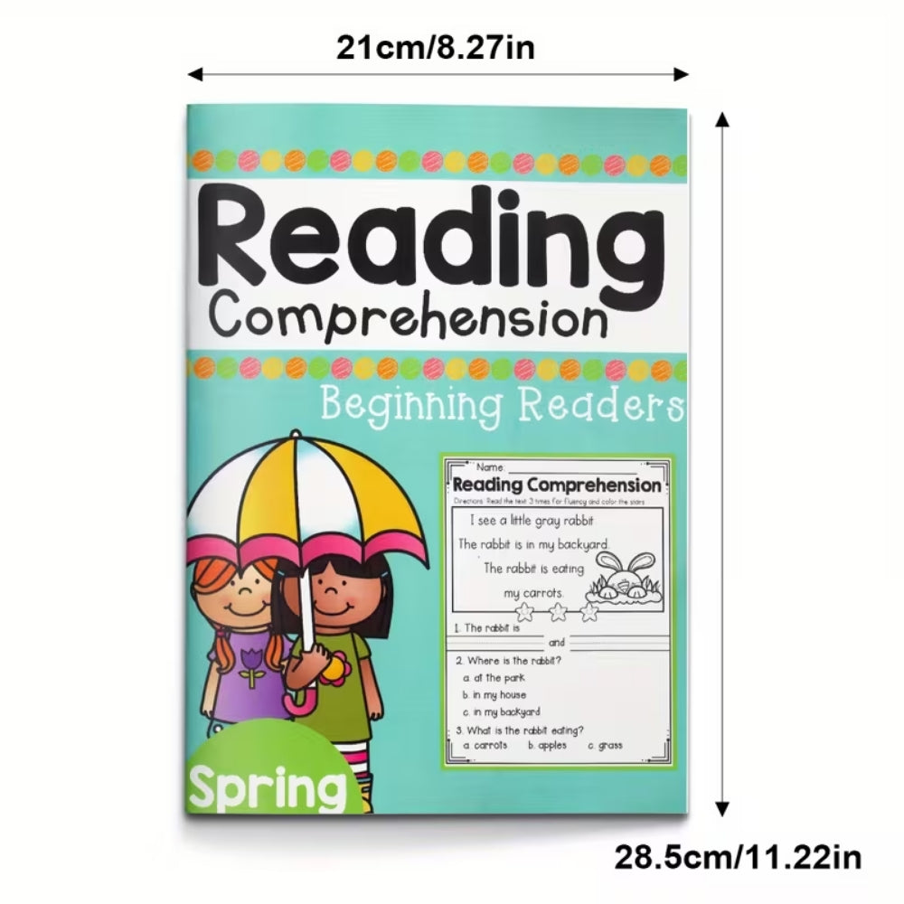 Reading Comprehension Beginning Readers (Spring Edition) 24 Pages
