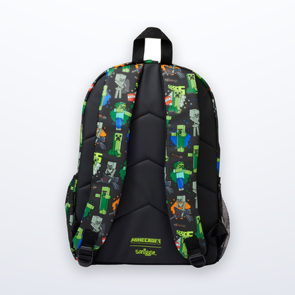 Smiggle Minecraft Creeper Backpack 17 inches