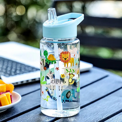 Hydrate and Play Series Water Bottle with Straw Lid (450ml)