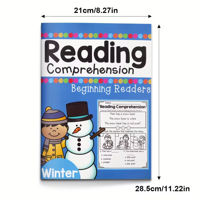 Reading Comprehension for Beginning Readers – Winter Edition 24 Pages