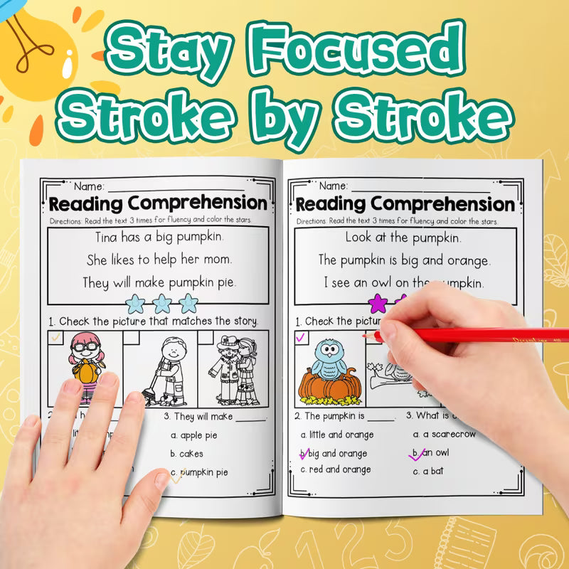 Reading Comprehension for Beginning Readers – Fall Edition 24 Pages