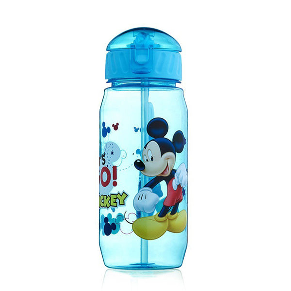 Disney Mickey Mouse 450ml Water Bottle with Straw