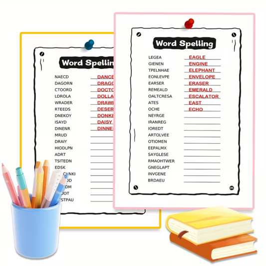 Crack the Word! Scrambled Spelling Puzzle Book