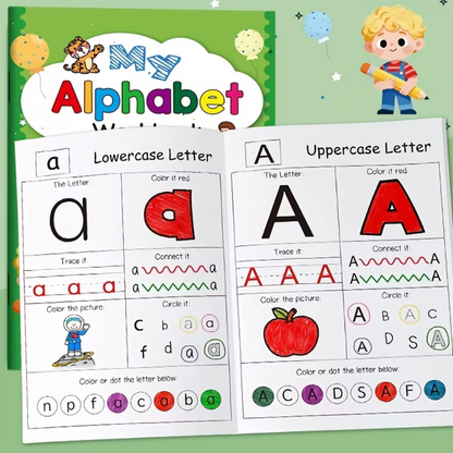 My Alphabet Workbook – A to Z Activity Book for Kids