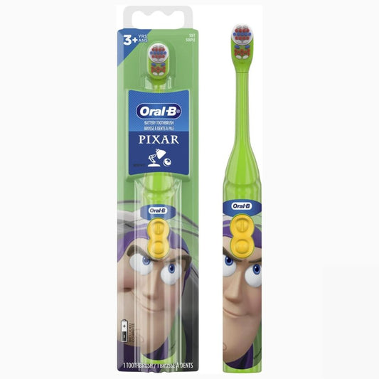Oral-B Kids Battery Electric Toothbrush, Disney's Buzz Lightyear | Cavity Protection