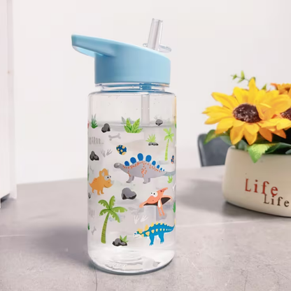 Hydrate & Play Series- Kids Water Bottle with Straw Lid | 500ml | BPA Free