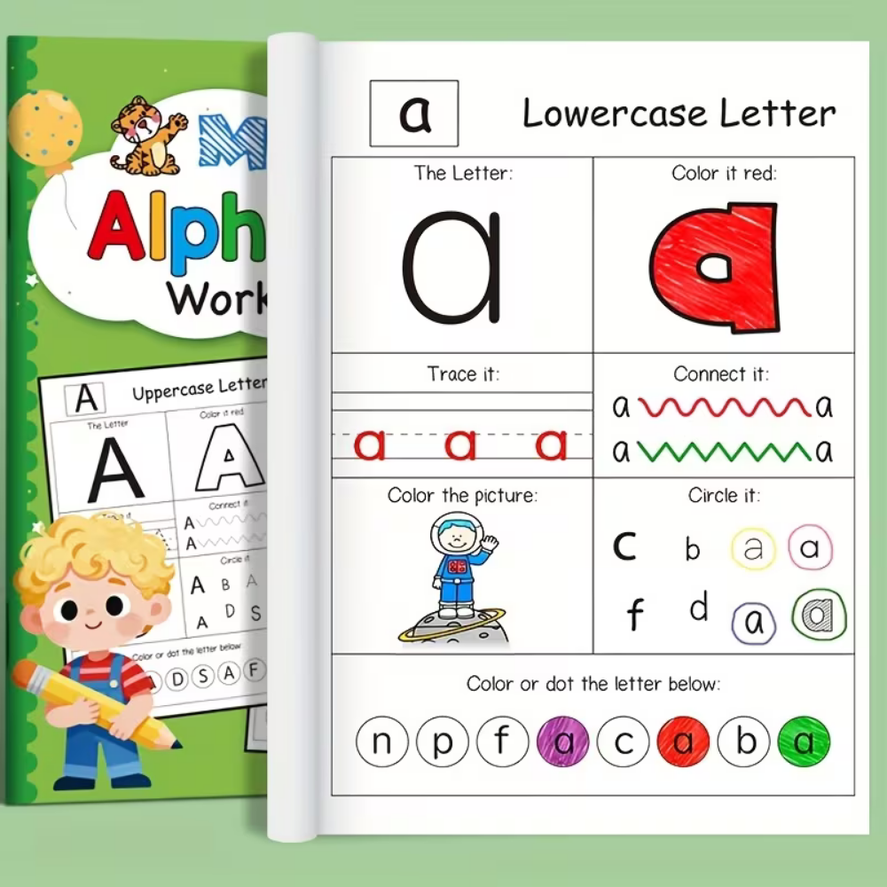 My Alphabet Workbook – A to Z Activity Book for Kids