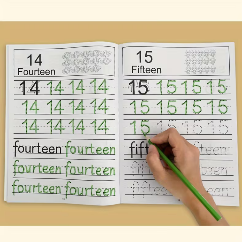 Count & Conquer: Number Tracing 1–100 Workbook