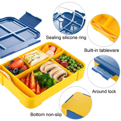 1330ml Bento 6 Compartments Lunch Box