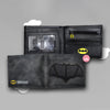 Black Batman Leather Bi-Fold Wallet
