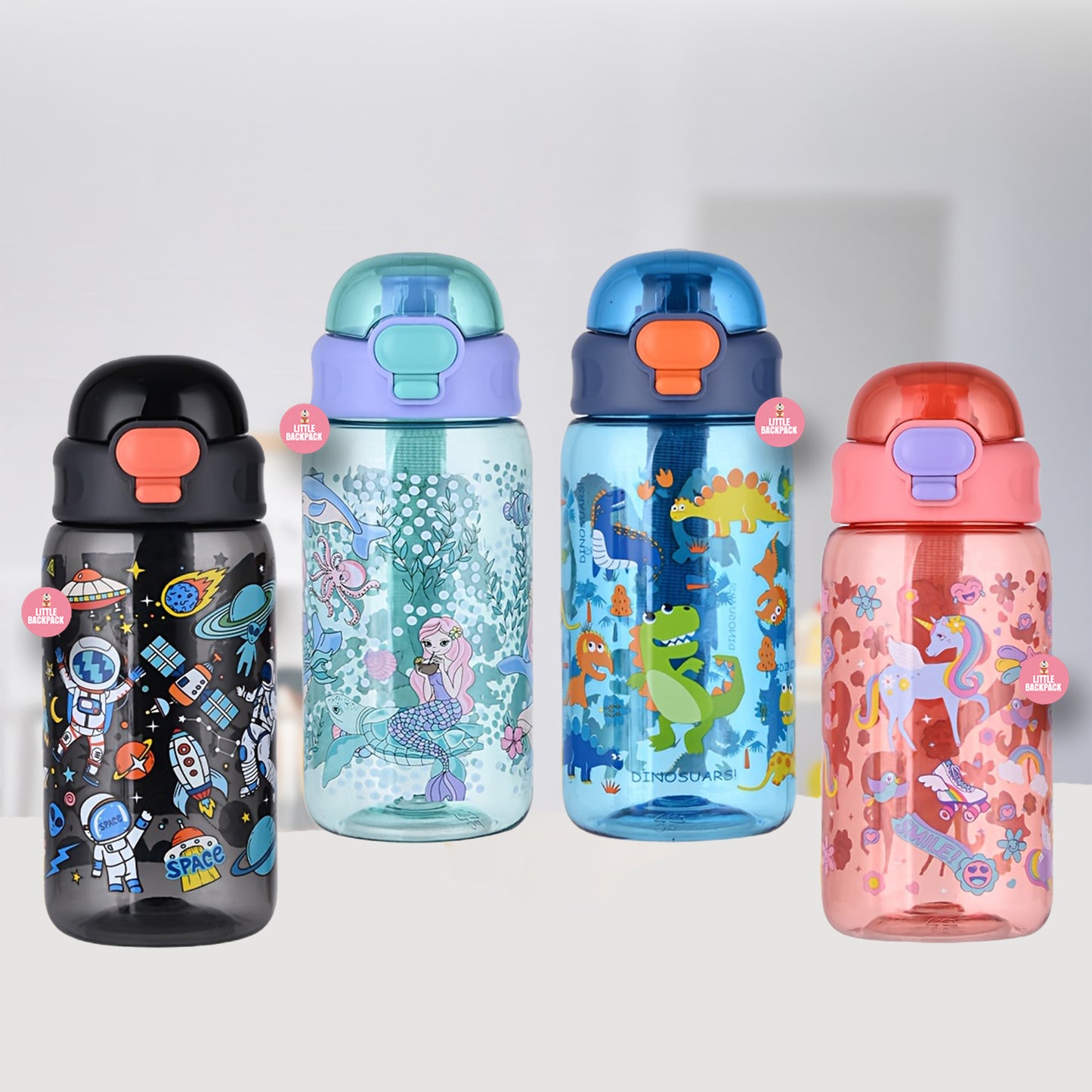 Animal Tales Water Bottles (600ml) Drink Straight