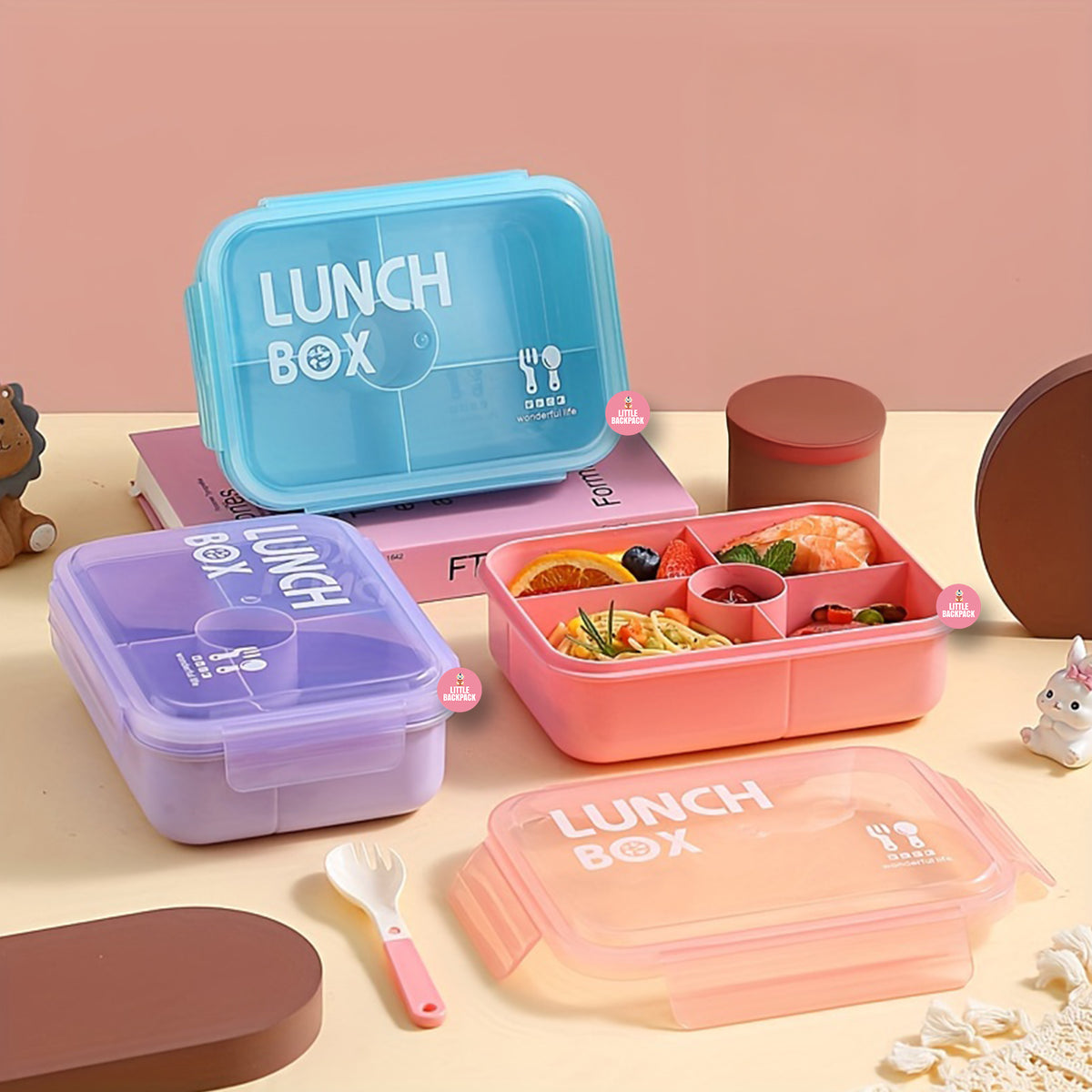 Grab & Go Leak-Proof Compartment Lunch Box