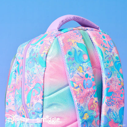 Original Smiggle Disney Little Mermaid Backpack 17 inches