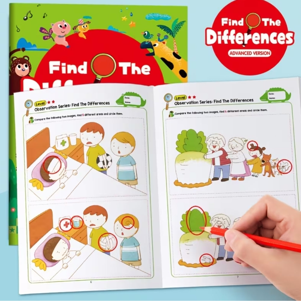 Find the Differences –  32 Pages Advanced Version (Stage 2)