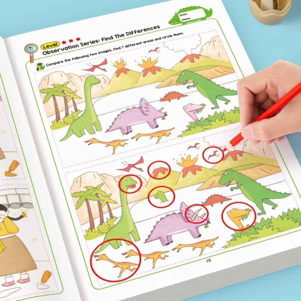 Find the Differences –  32 Pages Advanced Version (Stage 2)