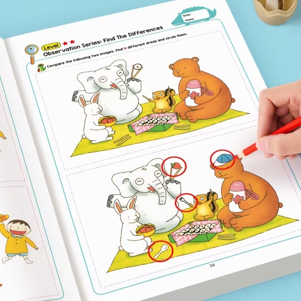 Find the Differences –  32 Pages Advanced Version (Stage 2)