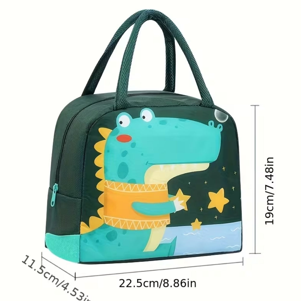 Insulated Kids Lunch Tote – Bunny & Dino Edition