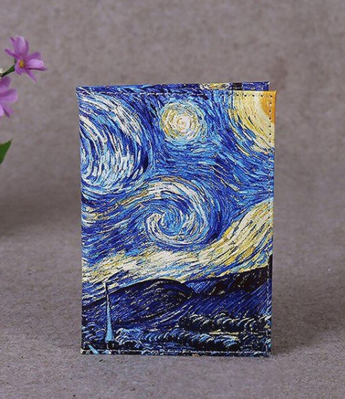 Van Gogh Starry Night Passport Holder