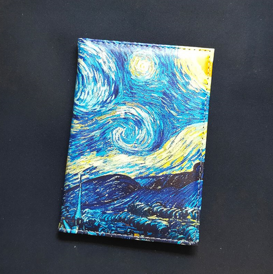 Van Gogh Starry Night Passport Holder