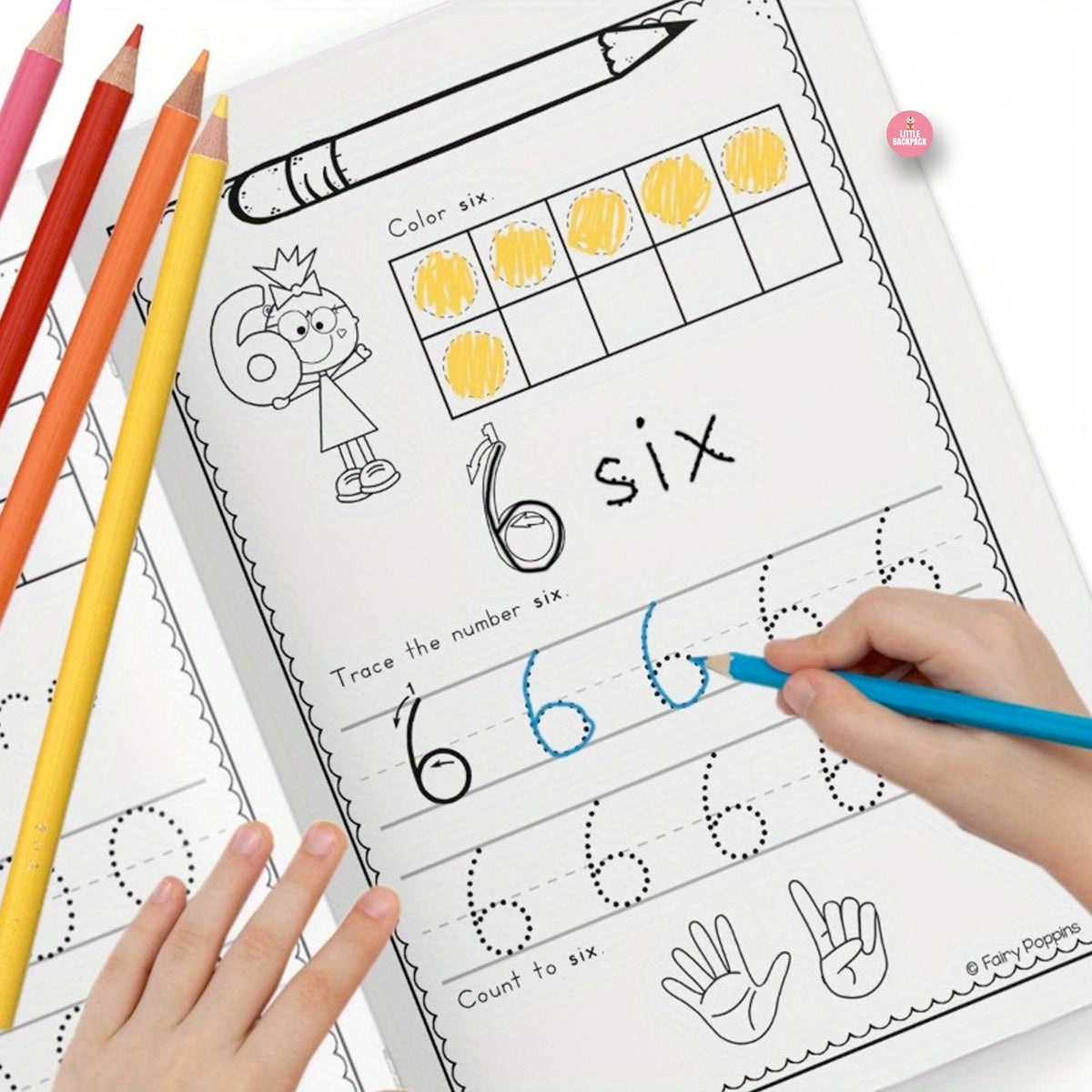 Number Tracing Workbook (0-30): Learn to Count, Trace, and Color