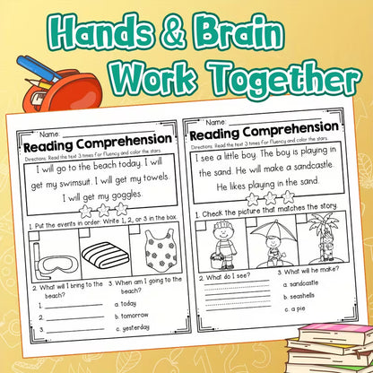 Reading Comprehension for Beginning Readers – Summer Edition 24 Pages