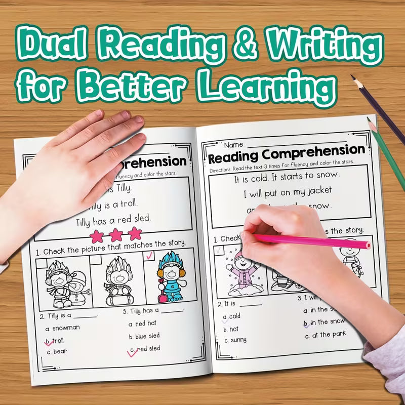 Reading Comprehension for Beginning Readers – Winter Edition 24 Pages