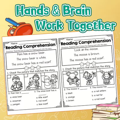 Little Learners Reading Comprehension Series | Complete Set of 4
