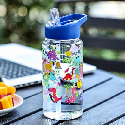 Hydrate and Play Series Water Bottle with Straw Lid (450ml)
