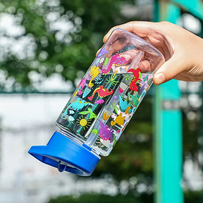 Hydrate and Play Series Water Bottle with Straw Lid (450ml)