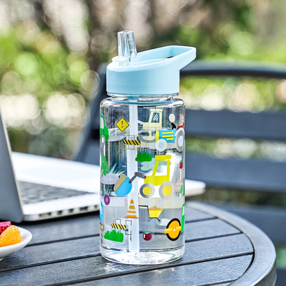 Hydrate and Play Series Water Bottle with Straw Lid (450ml)