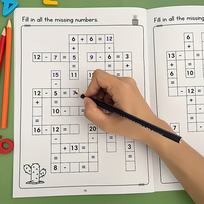 Fun with Addition & Subtraction Workbook 32 Pages
