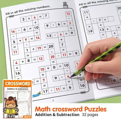 Fun with Addition & Subtraction Workbook 32 Pages