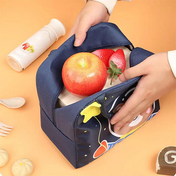 3D Cartoon Portable Insulation Lunch Bags