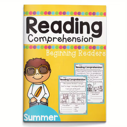 Reading Comprehension for Beginning Readers – Summer Edition 24 Pages