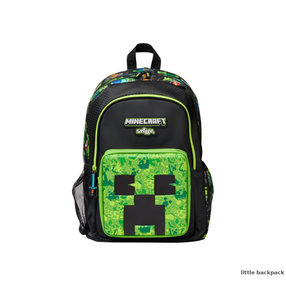 Smiggle Minecraft Creeper Backpack 17 inches