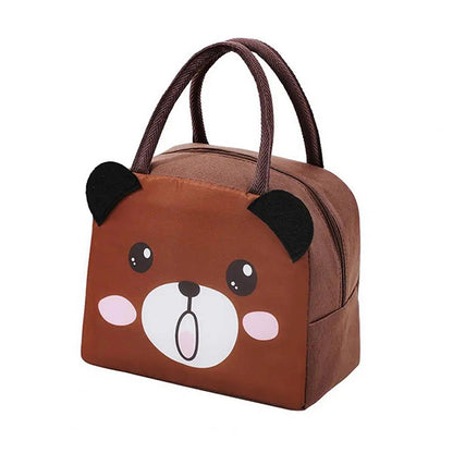 3D Cartoon Portable Insulation Lunch Bags
